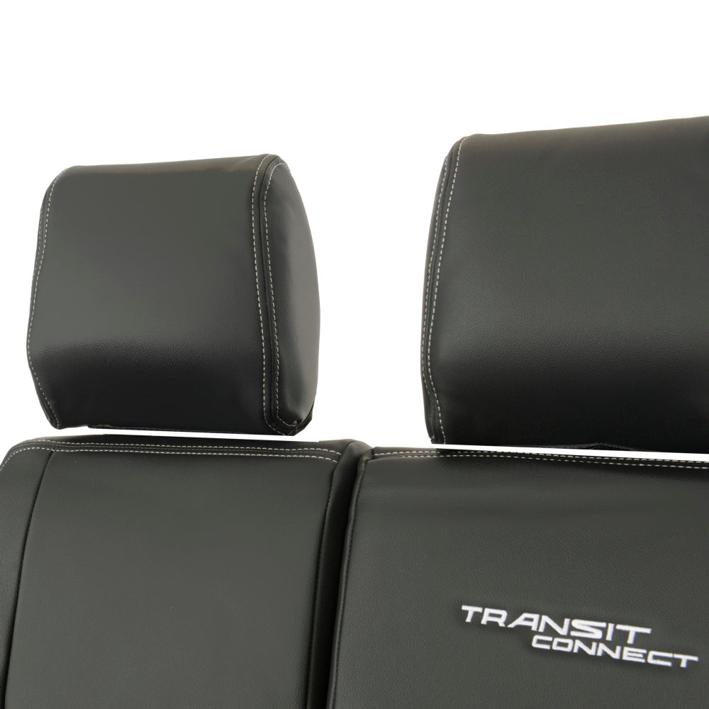 Ford Transit Connect Leatherette Front Seat Covers with 'Transit Connect' Embroidery (2014 Onwards)