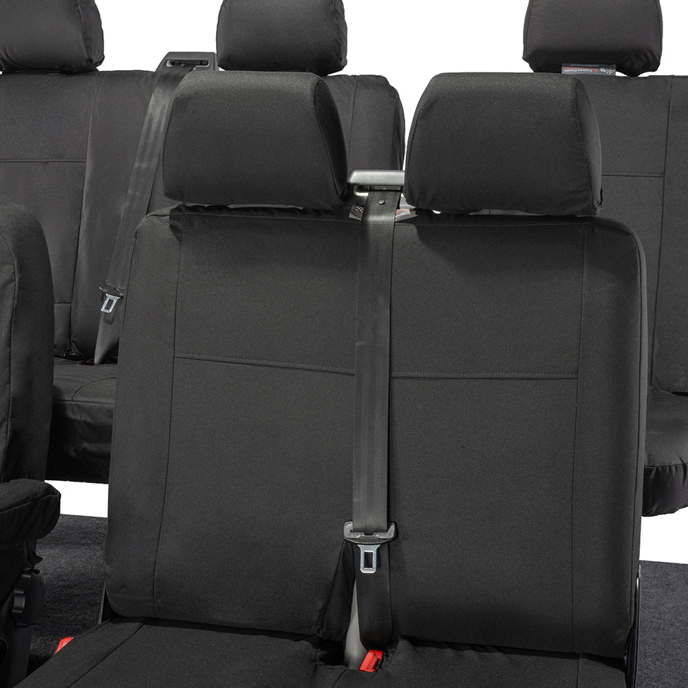 VW T5 Transporter Tailored Full Set Seat Covers (6 Seater, Armrests) 2003-2015