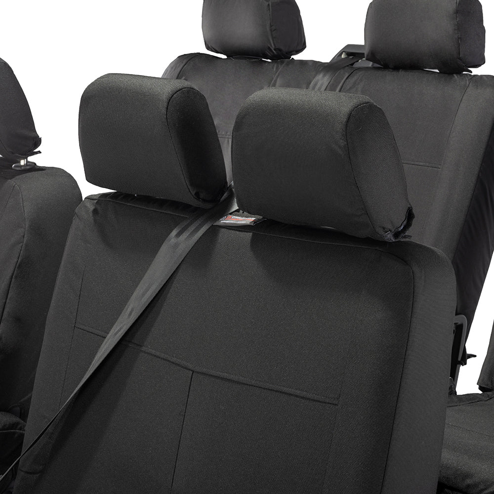 VW T5 Transporter Tailored Full Set Seat Covers (6 Seater, Armrests) 2003-2015
