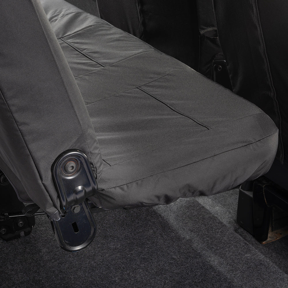 VW T6 Transporter Tailored Front & Rear Seat Covers (6 Seater, Bench, Armrests) 2015+