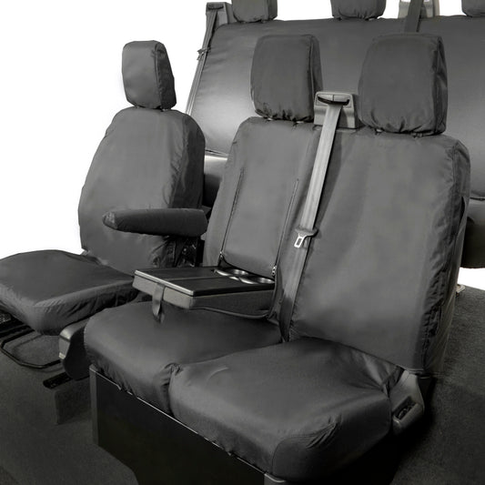 Ford Transit Custom Tailored Front & Rear Seat Covers (With Tray) 2023+