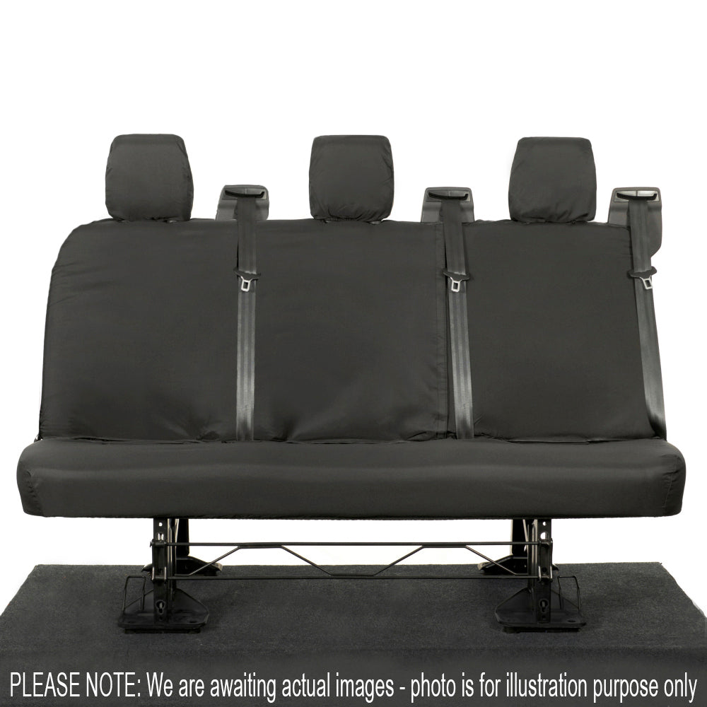 Mercedes Sprinter Rear Seat Covers - (2010 Onwards) Black
