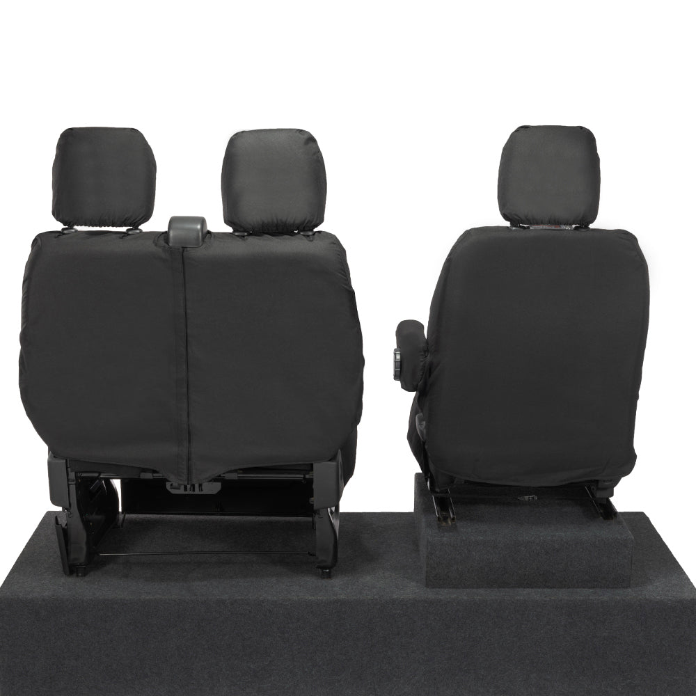 Vauxhall Vivaro (2014-2019) Tailored Front Seat Covers - Black