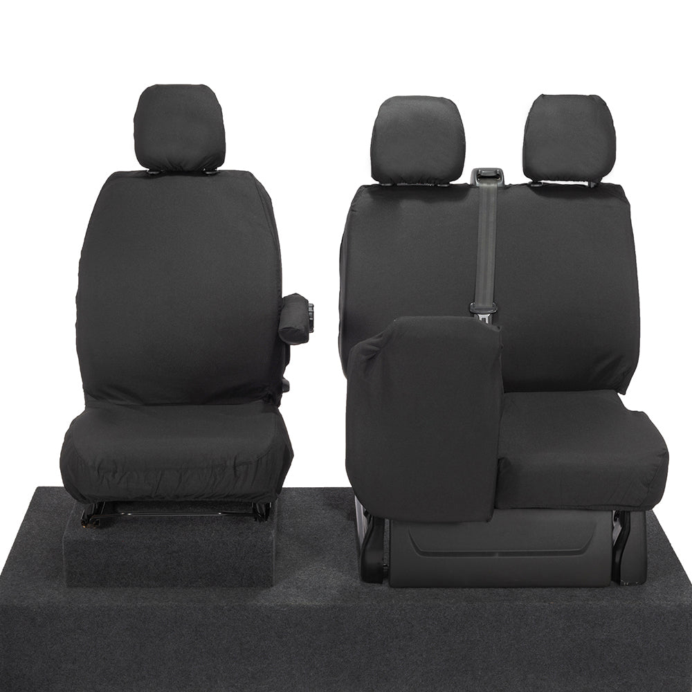 Vauxhall Vivaro (2014-2019) Tailored Front Seat Covers - Black
