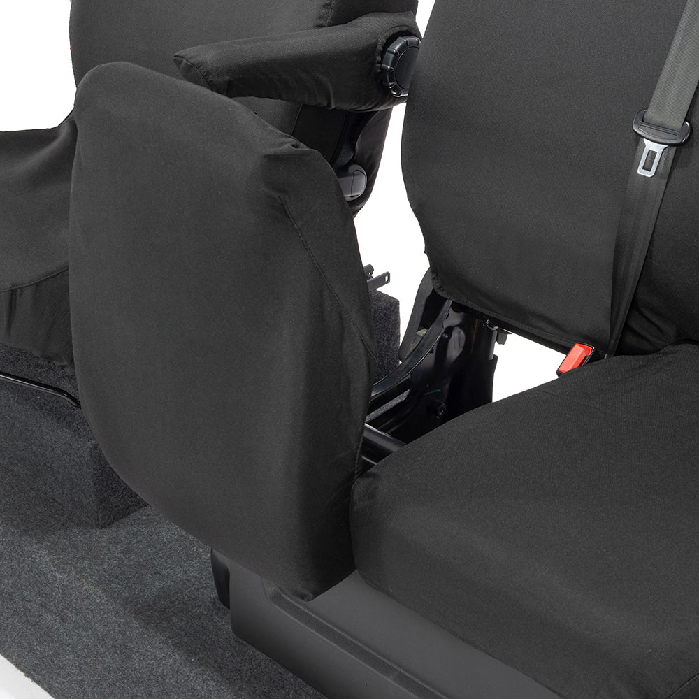 Vauxhall Vivaro (2014-2019) Tailored Front Seat Covers - Black