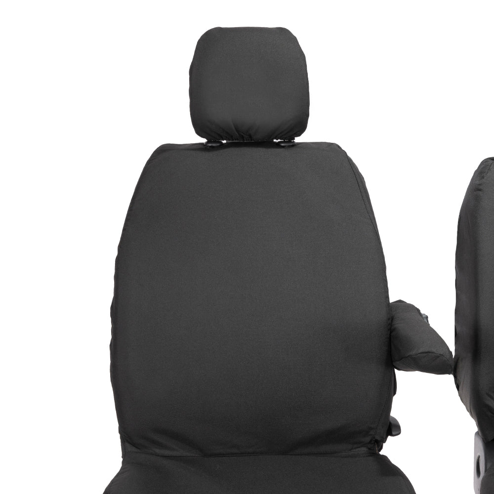 Vauxhall Vivaro (2014-2019) Tailored Front Seat Covers - Black