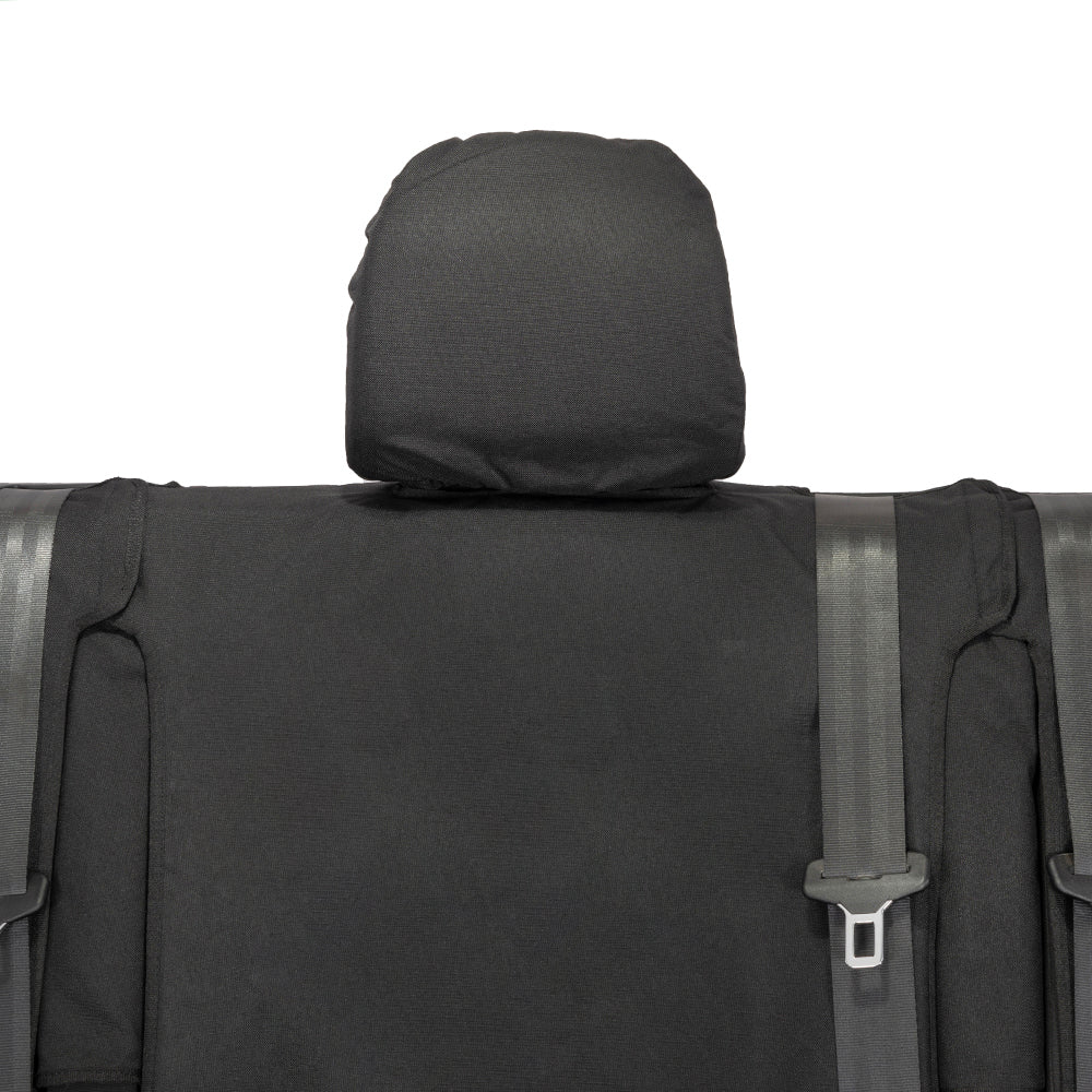 Fiat Talento Crew Cab SX (2016 Onwards) Tailored Rear Seat Covers - Black