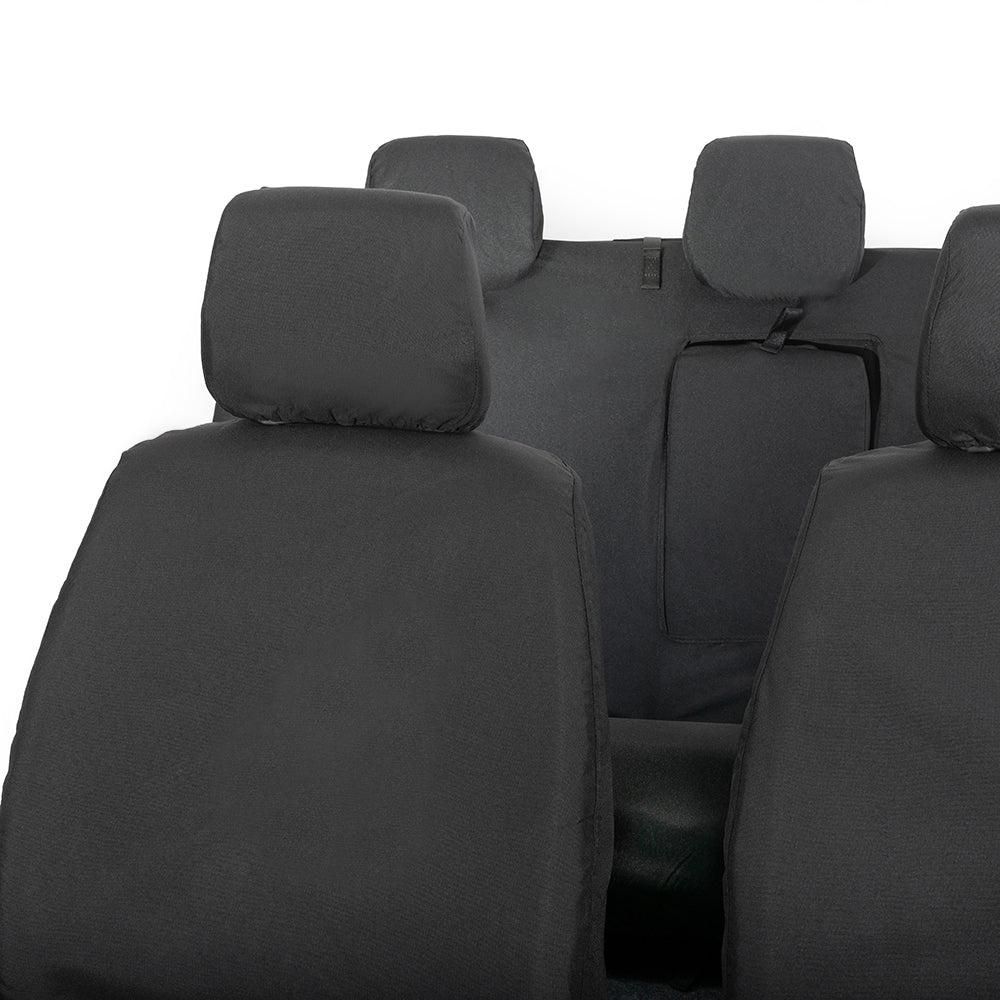 Ford Ranger Front and Rear Seat Covers Tailored (2022 Onwards) - Black