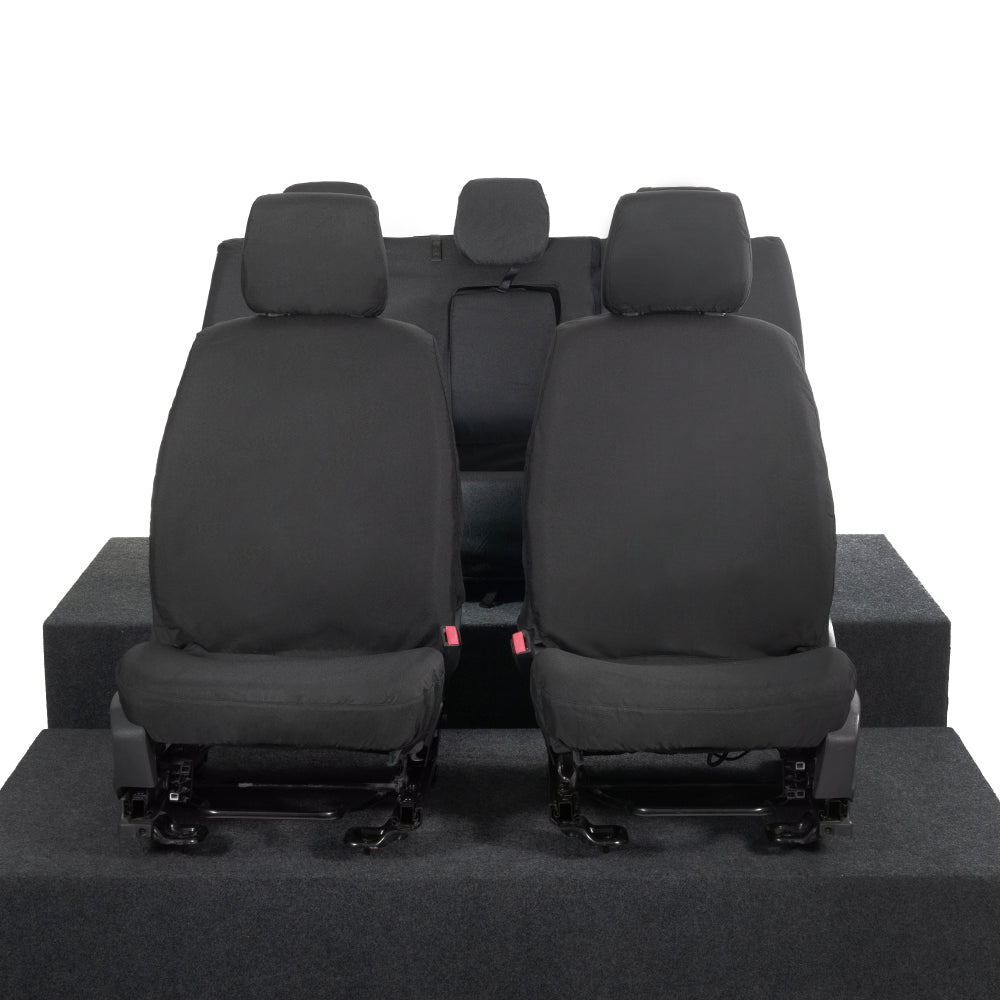 Ford Ranger Front and Rear Seat Covers Tailored (2022 Onwards) - Black