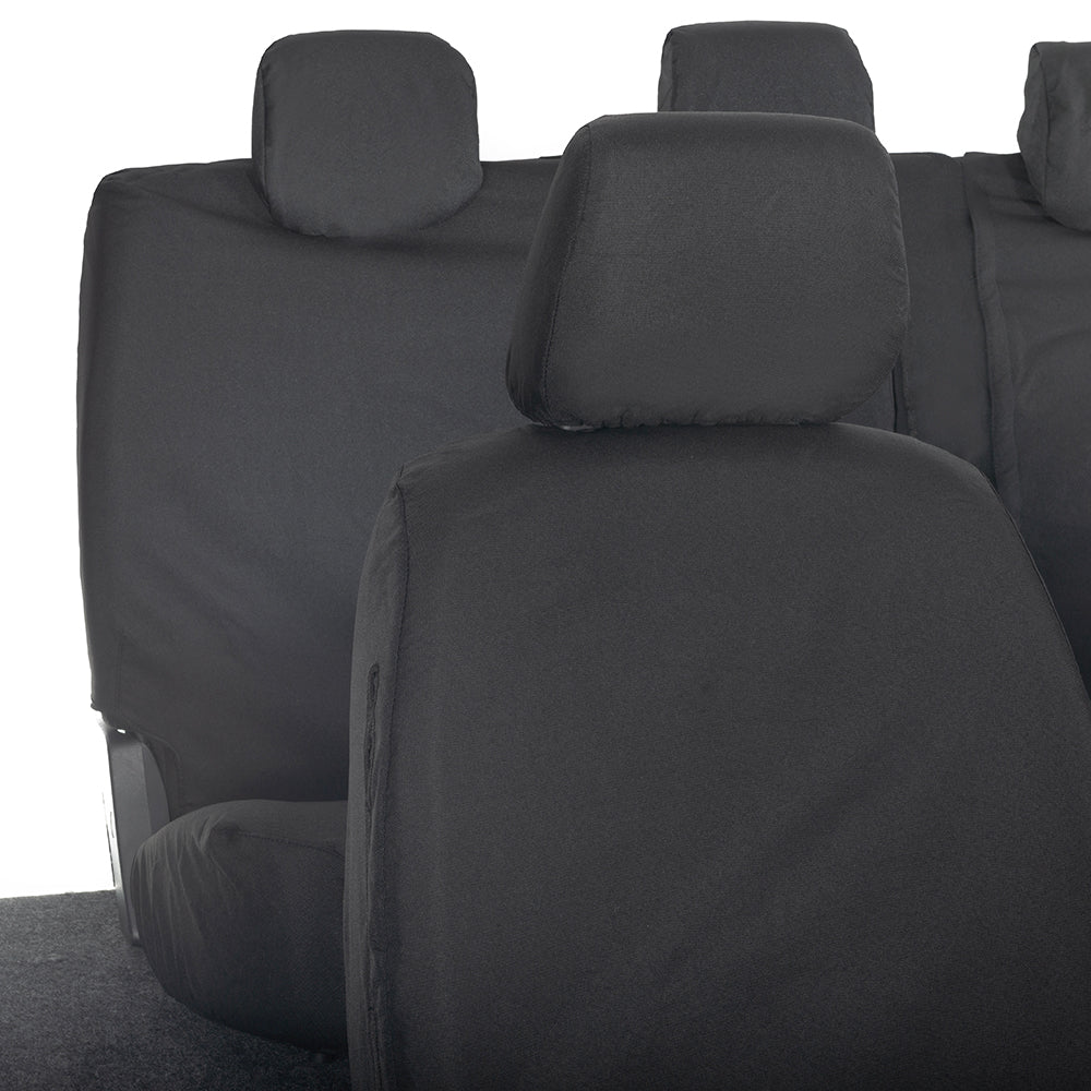 Ford Ranger Front and Rear Seat Covers Tailored (2022 Onwards) - Black