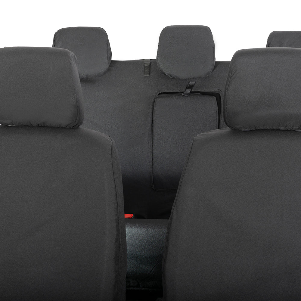 Ford Ranger Front and Rear Seat Covers Tailored (2022 Onwards) - Black