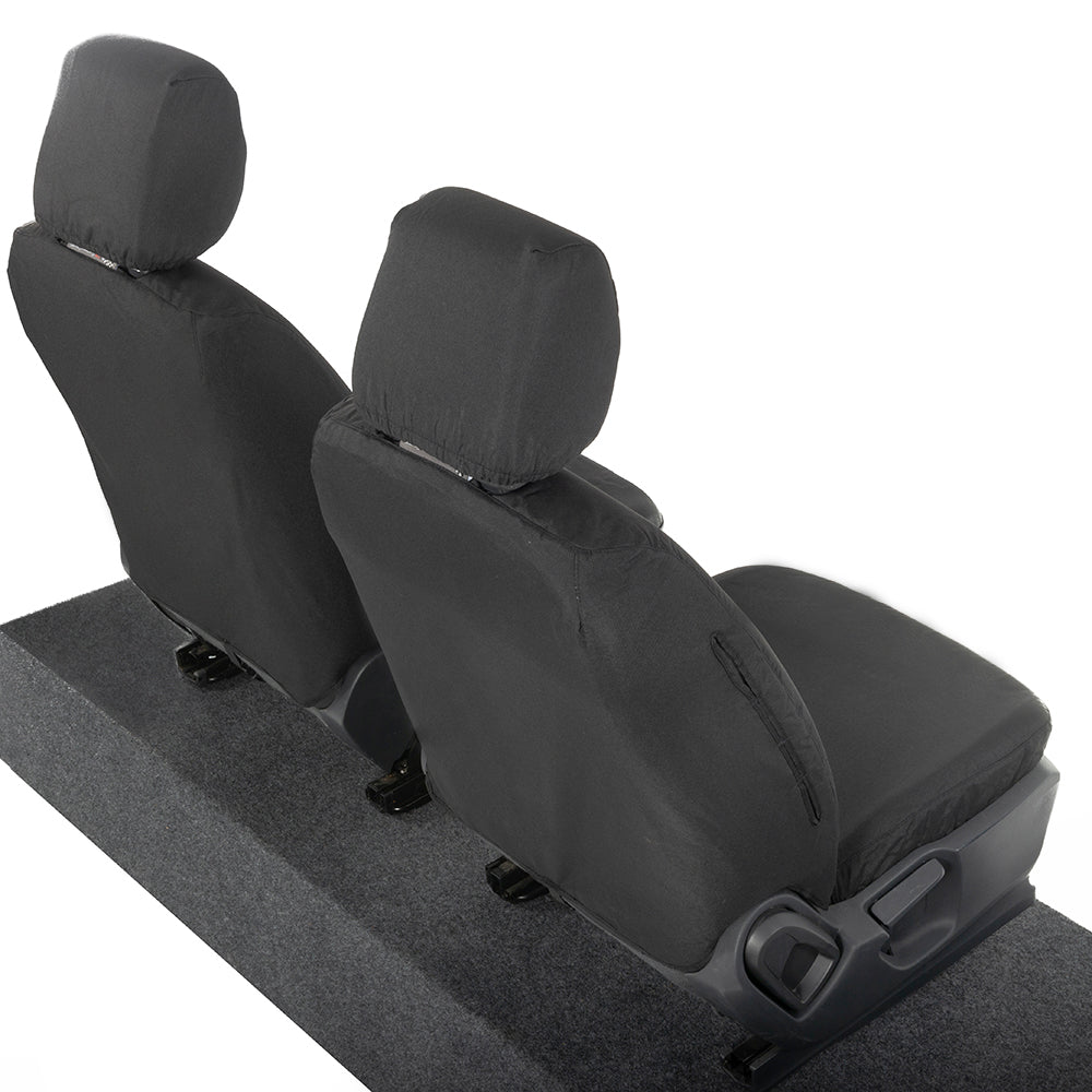 Ford Ranger Front Seat Covers Tailored (2022 Onwards) - Black