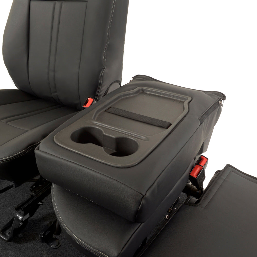Ford Transit Connect Leatherette Front Seat Covers with 'Transit Connect' Embroidery (2014 Onwards)