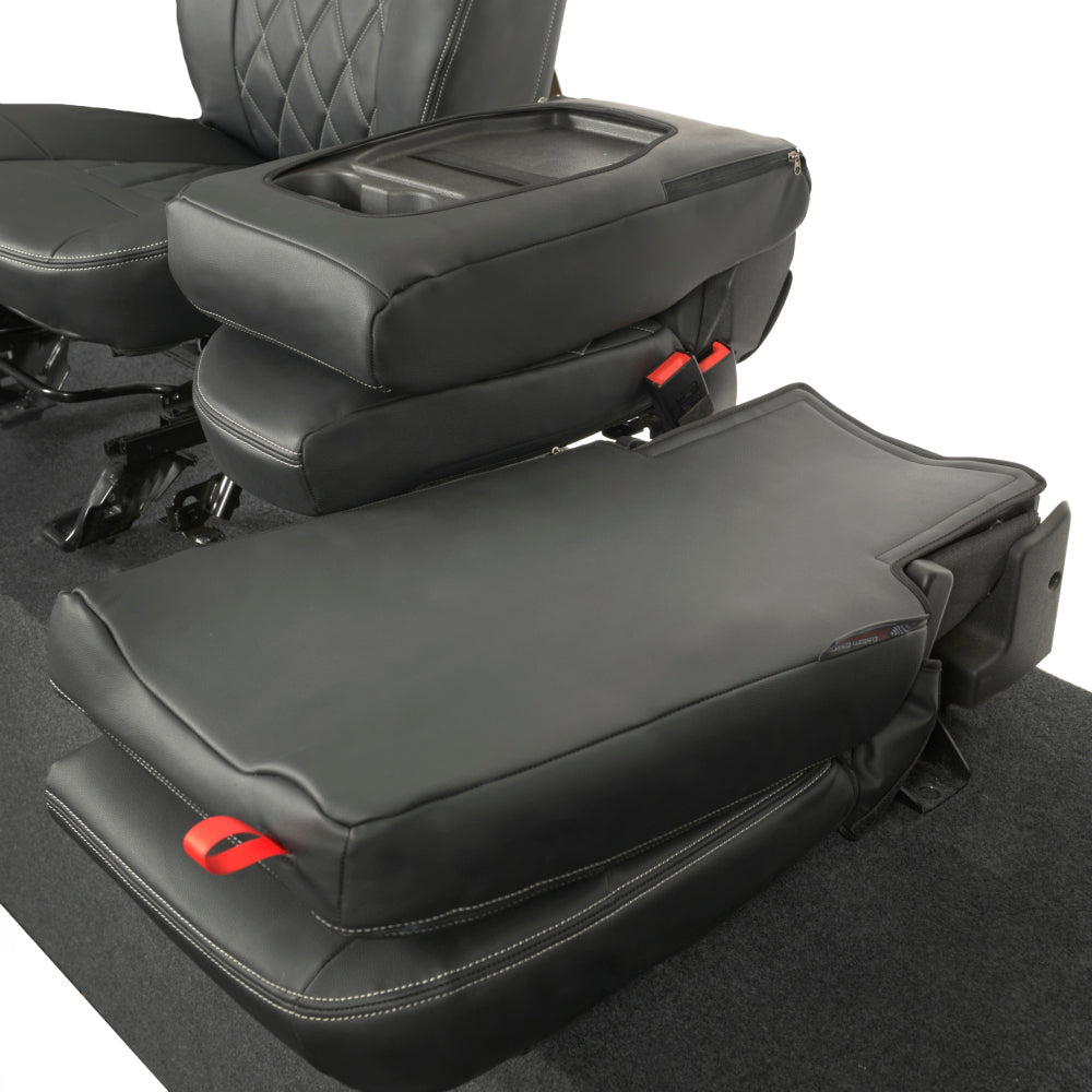 Ford Transit Connect Leatherette Front Seat Covers with 'Transit Connect' Embroidery (2014 Onwards)