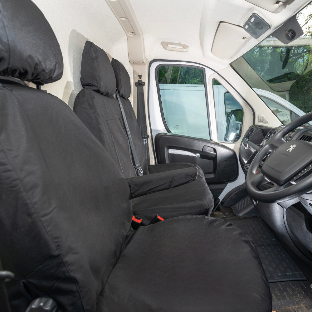 Toyota Proace Max Tailored Front Seat Covers (2024 Onwards) Black