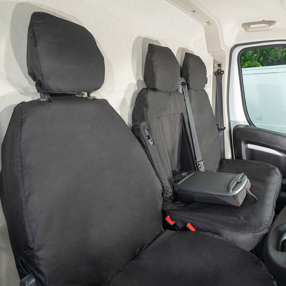 Toyota Proace Max Tailored Front Seat Covers (2024 Onwards) Black