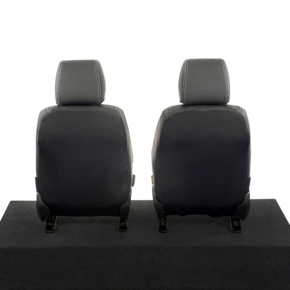 Ford Ranger Wildtrak Leatherette Front Seat Covers with 'Wildtrak' Embroidery (2016-2023)