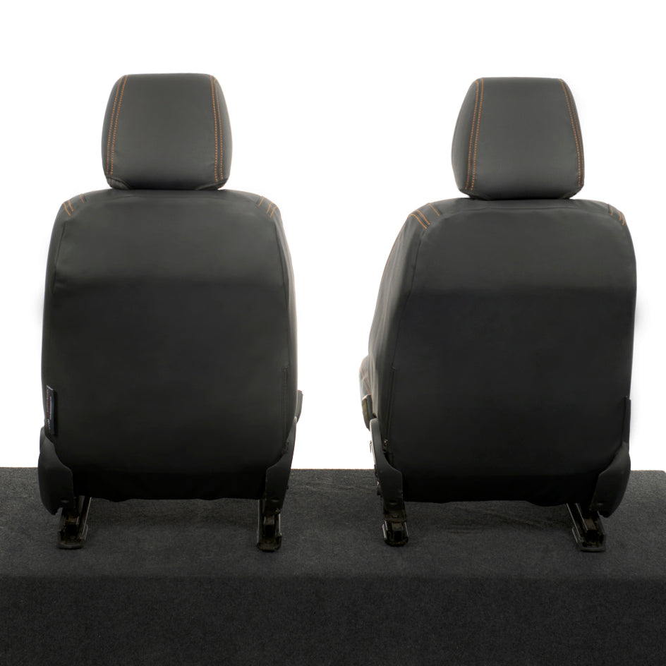 Ford Ranger Wildtrak Leatherette Front Seat Covers with 'Wildtrak' Embroidery (2016-2023)