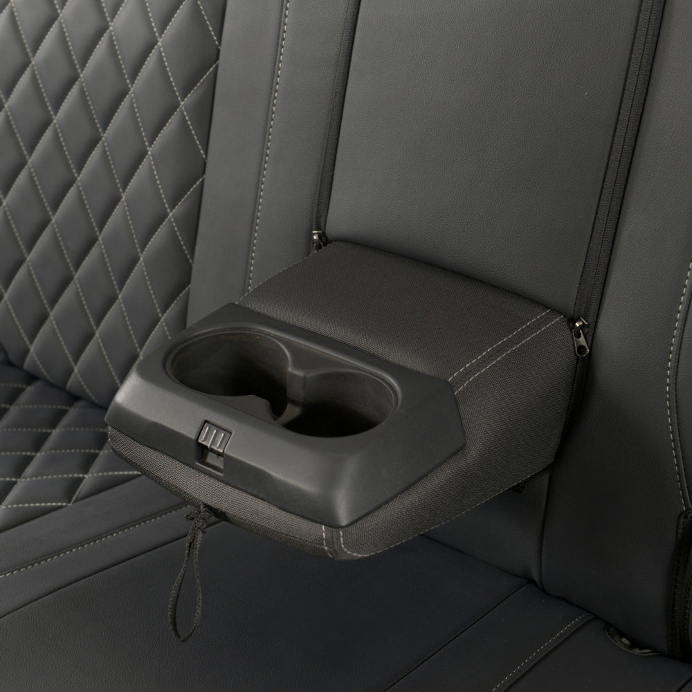 Ford Ranger Wildtrak Leatherette Rear Seat Covers with 'Wildtrak' Embroidery (2016-2023)