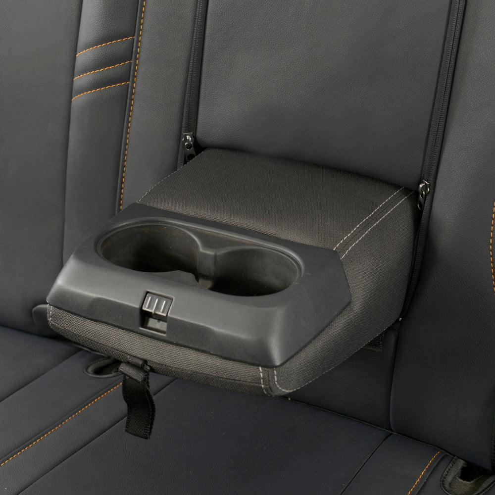 Ford Ranger Wildtrak Leatherette Front & Rear Seat Covers with 'Wildtrak' Embroidery (2016-2023)