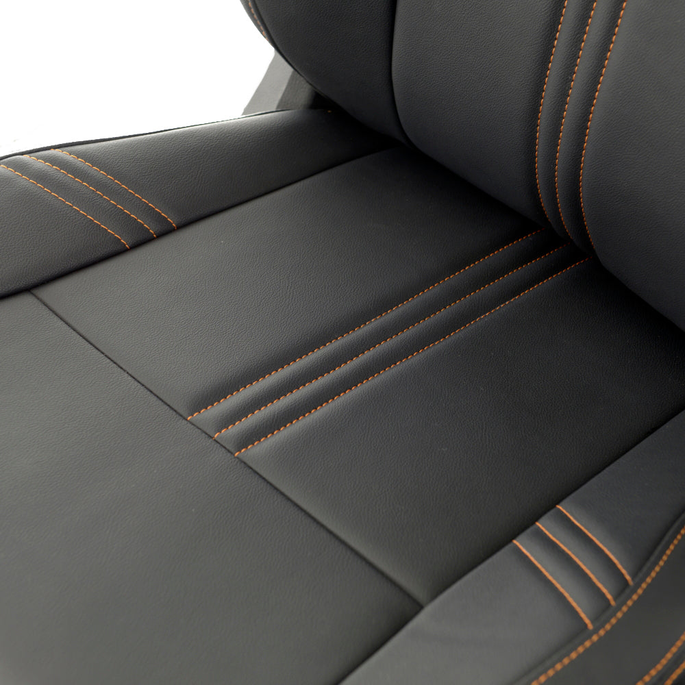 Ford Ranger Wildtrak Leatherette Front Seat Covers with 'Wildtrak' Embroidery (2016-2023)