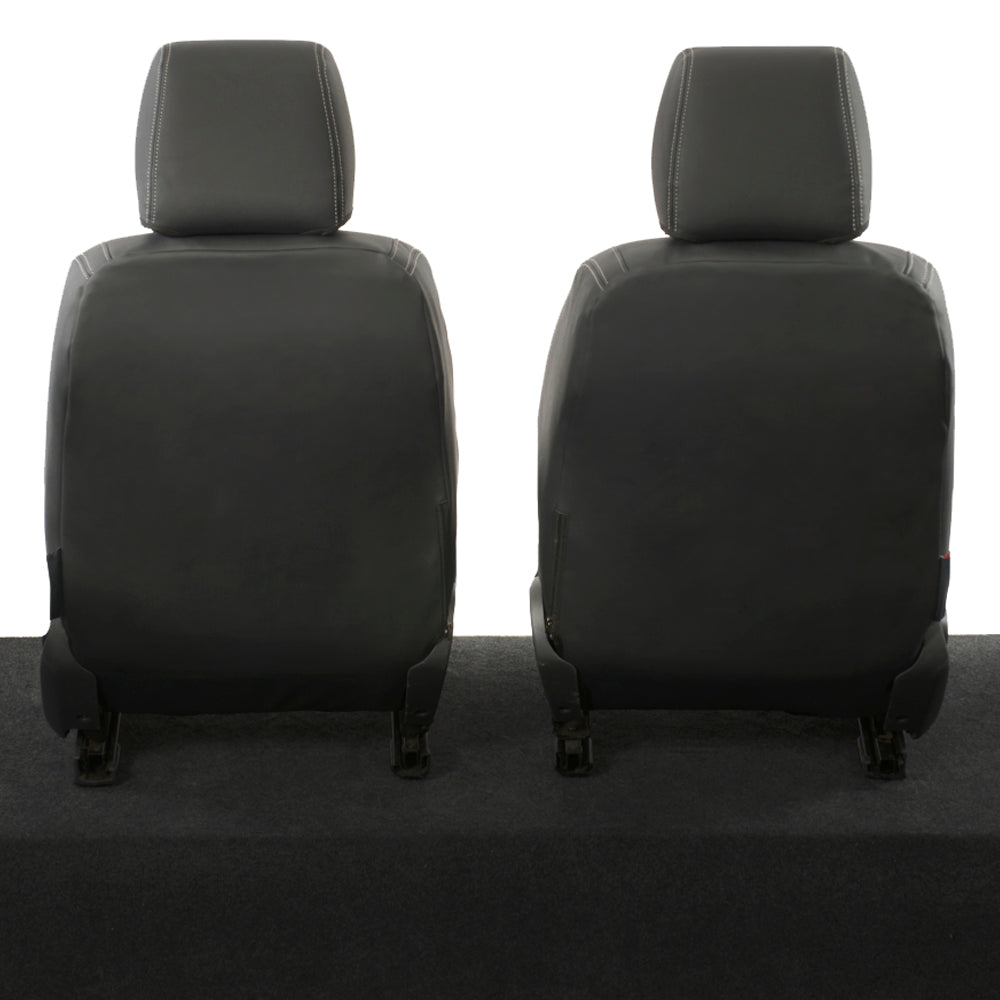 Ford Ranger Wildtrak Leatherette Front Seat Covers with 'Wildtrak' Embroidery (2016-2023)