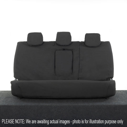 Ford Ranger Raptor Rear Seat Covers - (2022 Onwards) Black