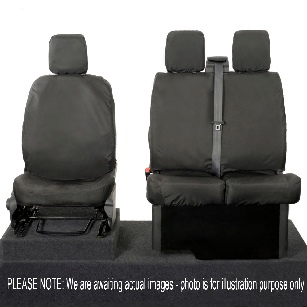 VW iDKamper Buzz Front Seat Covers - (2022 Onwards) Black