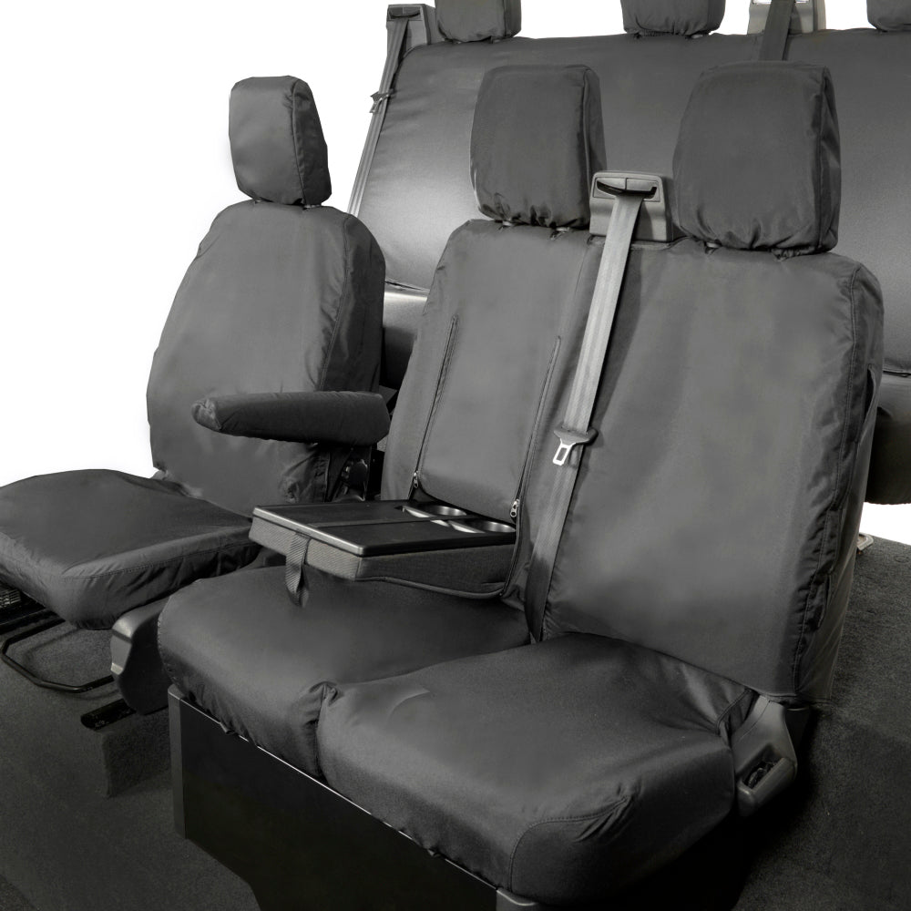 Ford Transit Custom Tailored Front & Rear Seat Covers (With Tray) 2013-2023