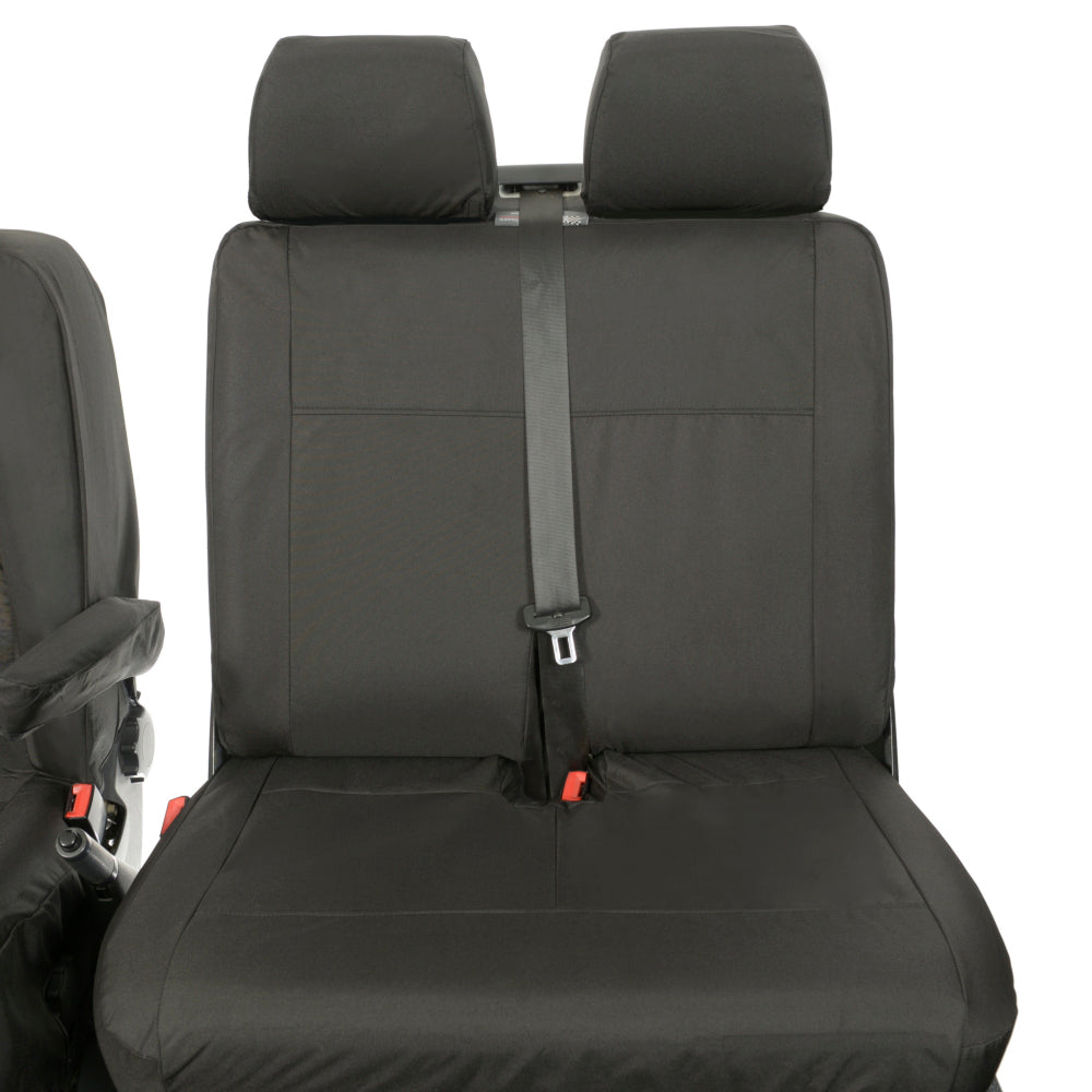 VW T6 Transporter Tailored Front Seat Covers (Armrests) 2015+