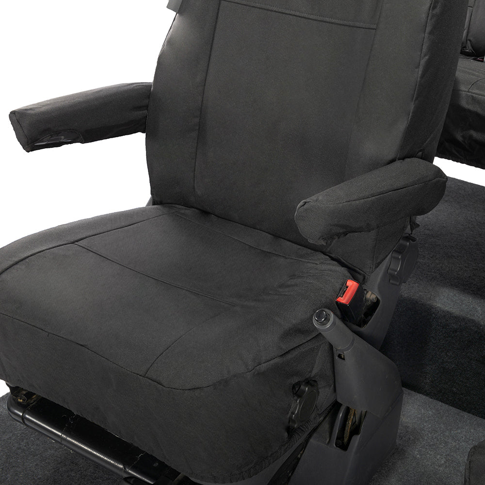 VW T6 Transporter Tailored Front & Rear Seat Covers (5 Seater, Armrests) 2015+