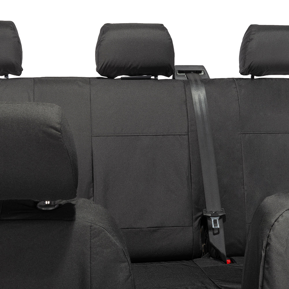 VW T6 Transporter Tailored Front & Rear Seat Covers (5 Seater, Bench, Armrests) 2015+
