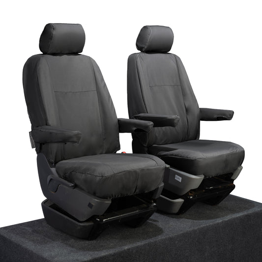 VW T5 Transporter Tailored Front Seat Covers (Armrests) 2003-2015