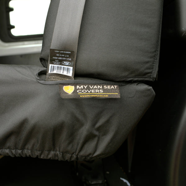 thumbnail image 2 of UK Custom Covers Ford Transit Custom Seat Covers – 2013-2023, Front & Rear, Black, RHD 2 of 3