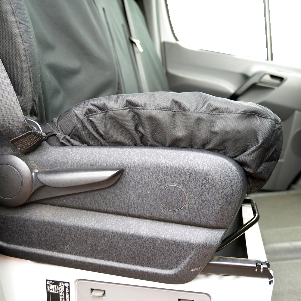 VW Crafter (2006-2017) Tailored Front Seat Covers - Black