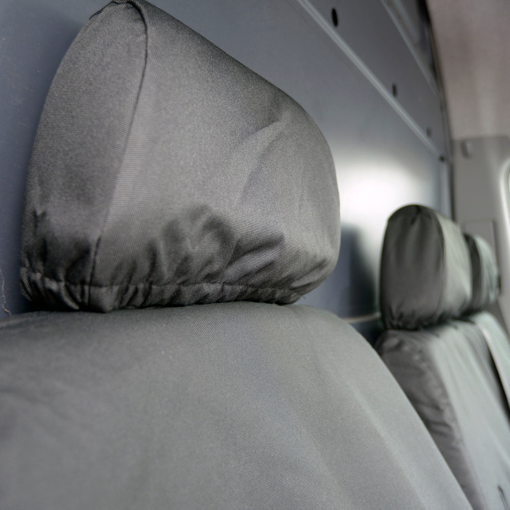 VW Crafter (2006-2017) Tailored Front Seat Covers - Black