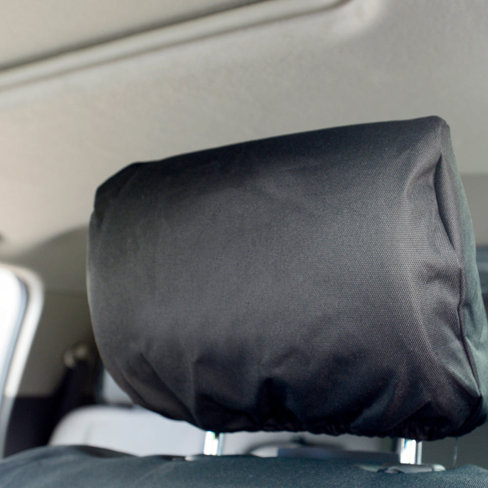 Nissan Navara D40 (2005-2016) Tailored Front Seat Covers - Black