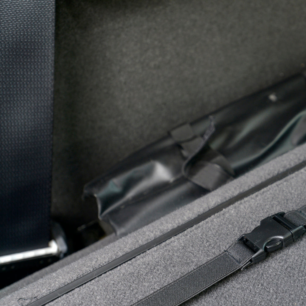 Nissan Navara D40 Double Cab (2005-2016) Tailored Rear Seat Covers - Black