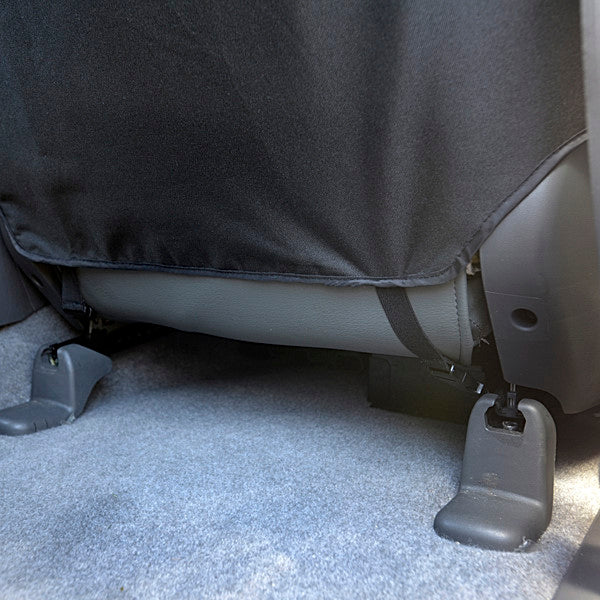Toyota Hilux (2005-2016) Tailored Front & Rear Seat Covers - Black