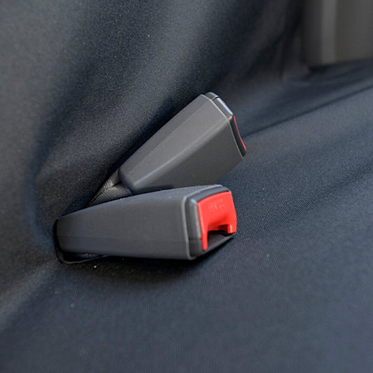 Toyota Hilux (2005-2016) Tailored Rear Seat Covers - Black