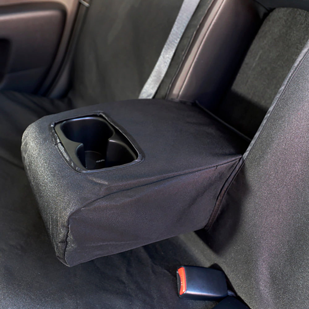 Mitsubishi L200 Trojan Double Cab (2006-2015) Tailored Front & Rear Seat Covers - Black