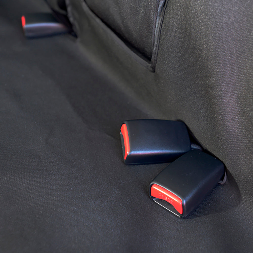 Mitsubishi L200 Animal Double Cab (2006-2015) Tailored Rear Seat Covers - Black