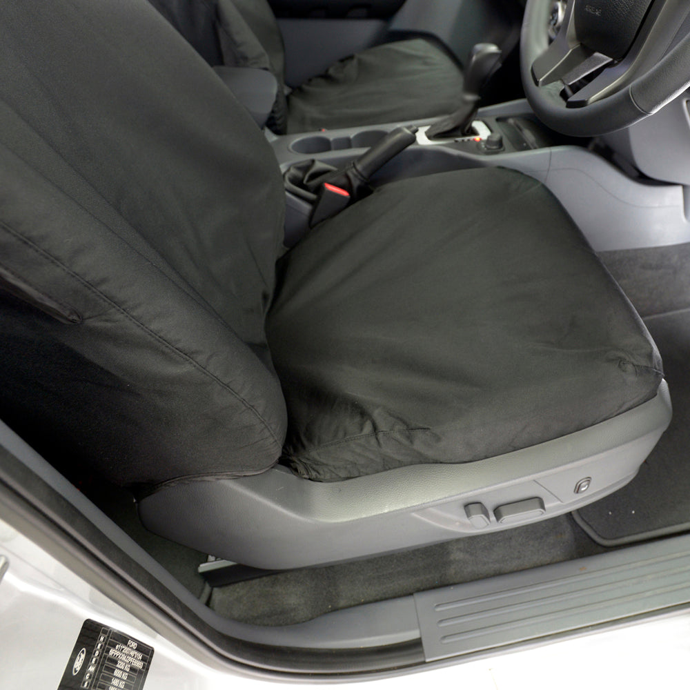 Ford Ranger (2006-2012) Tailored Front Seat Covers - Black