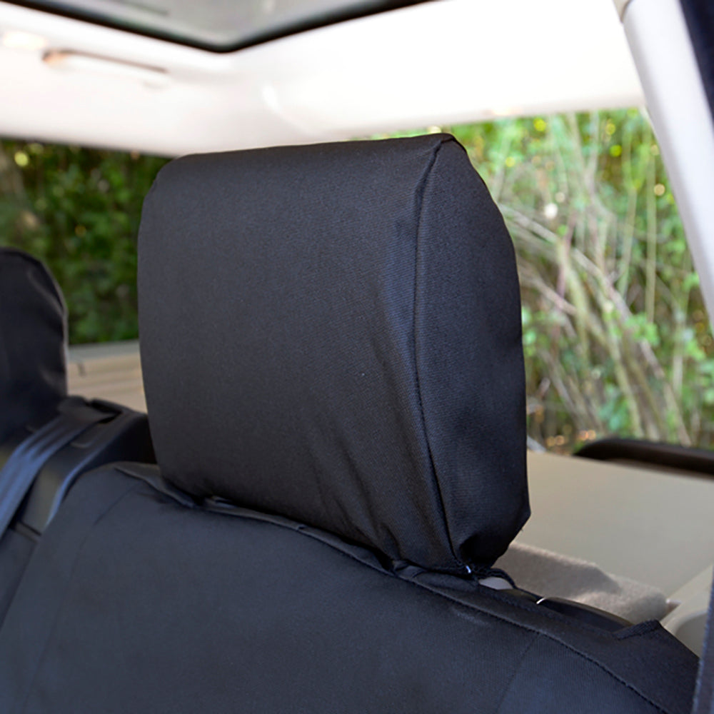 Fits Land Rover Discovery 3 Rear Seat Covers Tailored (2004-2009) - Black