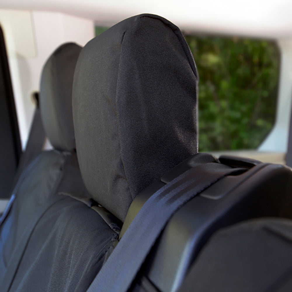 Fits Land Rover Discovery 3 Rear Seat Covers Tailored (2004-2009) - Black