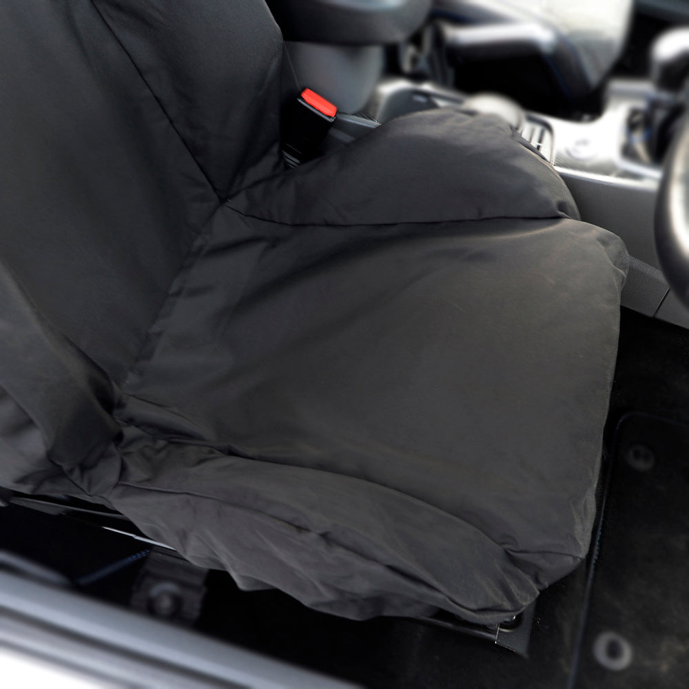 Ford Focus RS MK2 MK3 (2011 Onwards) Tailored Front Recaro Seat Covers (x2) - Black