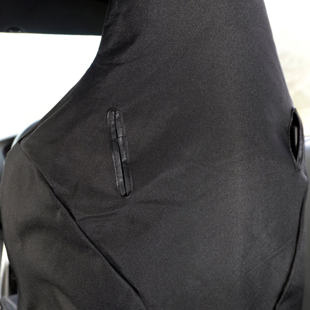 Ford Focus RS MK2 MK3 (2011 Onwards) Tailored Front Recaro Seat Cover (x1) - Black