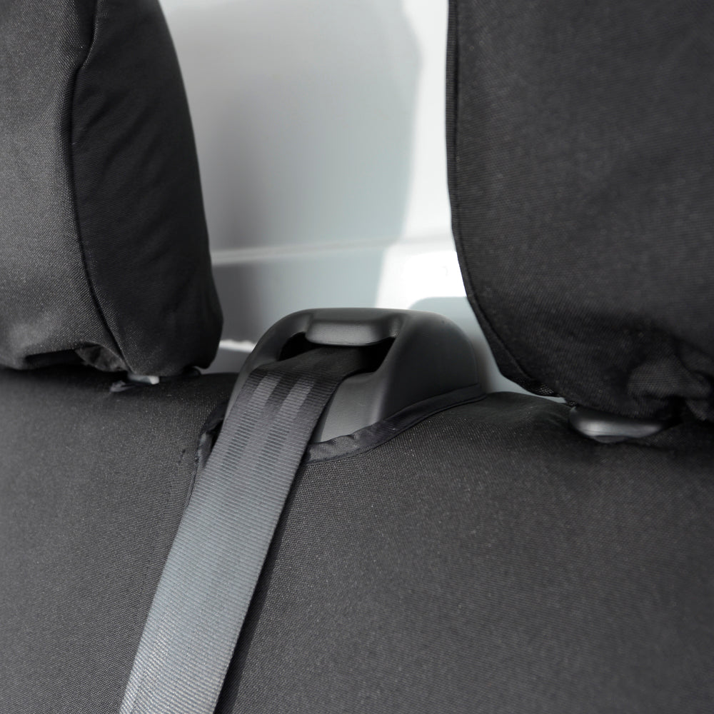 Nissan NV300 Standard Van (2016-2022) Tailored Front Seat Covers (NO Split Passenger Seat) - Black