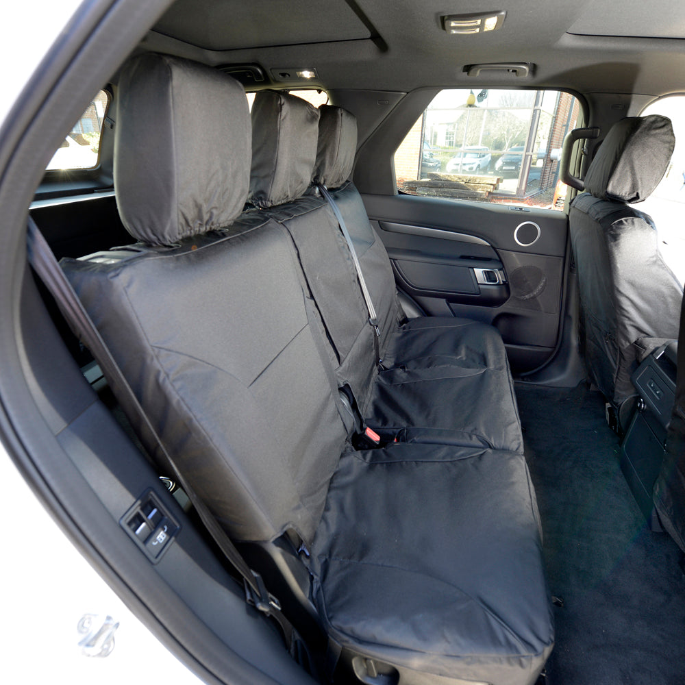 Fits Land Rover Discovery 5 Front & Rear Seat Covers Tailored (2017 Onwards) - Black