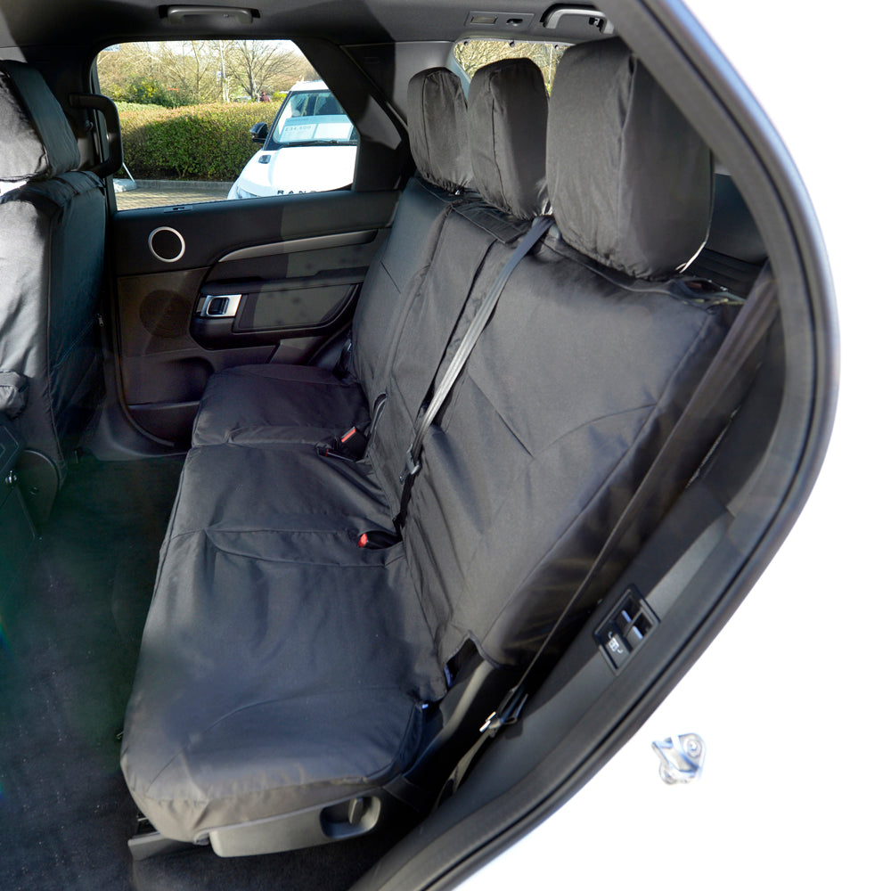 Fits Land Rover Discovery 5 Front & Rear Seat Covers Tailored (2017 Onwards) - Black
